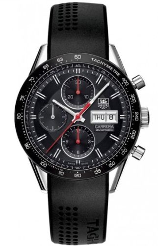 TAG Heuer Carrera Calibre 16 Day Date 41 Stainless Steel / Black / Rubber